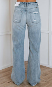 Leah Straight Mid waist Jeans