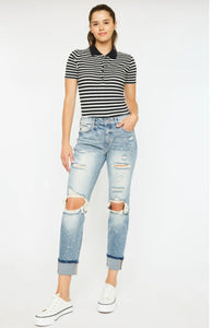 Kancan High Rise Boyfriend Jeans