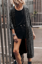 Load image into Gallery viewer, Sequin 3/4 Sleeve Duster