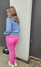 Load image into Gallery viewer, Mid-Waist Hot Pink Jeans