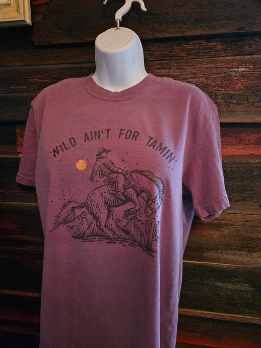 Unbridled Spirit: 'Wild Ain't for Tamin' Graphic Tee