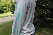 Load image into Gallery viewer, Thunderbird Long Sleeve Turquoise/Grey