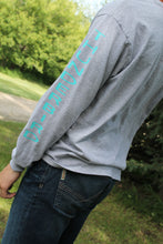 Load image into Gallery viewer, Thunderbird Long Sleeve Turquoise/Grey