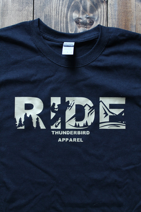 Gold RIDE Tee