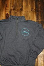 Load image into Gallery viewer, Turquoise 1/4 Zip Sweater
