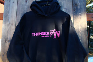 Neon Pink Thunderbird Hoodie