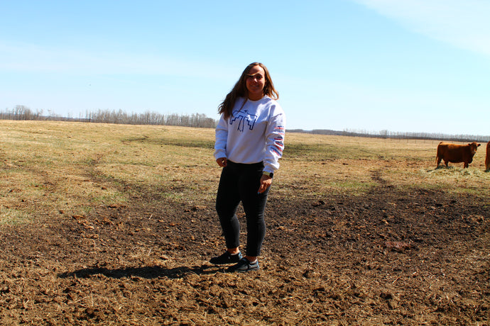 Neon White Crewneck