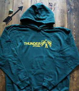 Rustic Army Green Hoodie